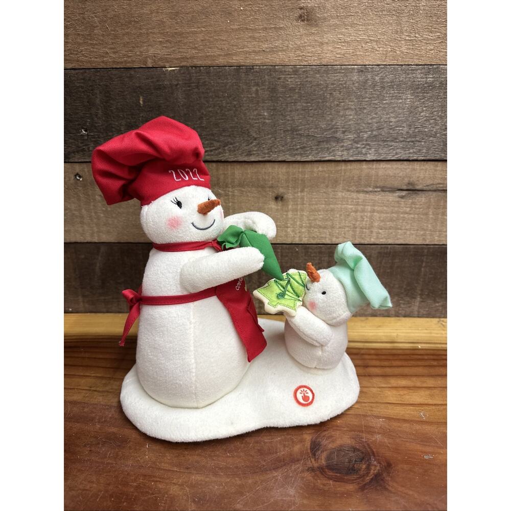 Hallmark Jingle Pals Snowmen Can’t Wait For Cookies Animated Musical Plush